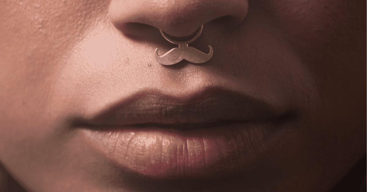 how to clean septum piercing