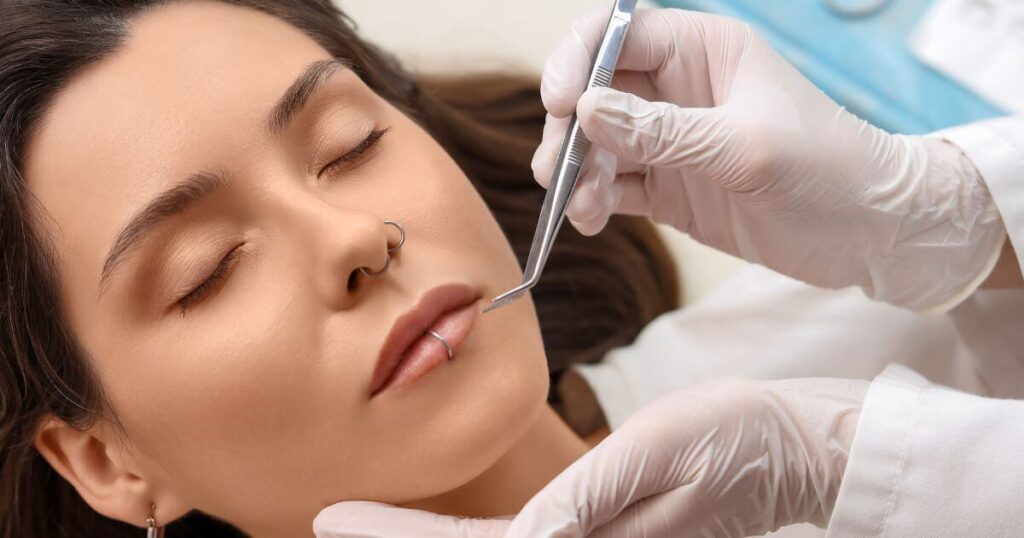 Which facial piercing heals the fastest overall