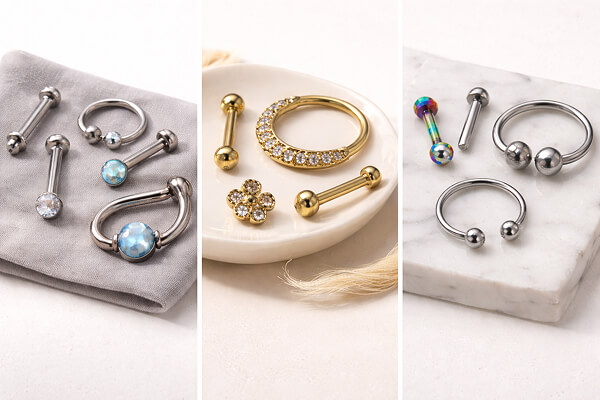 Best Metals for Piercings: Titanium vs Gold vs Surgical Steel