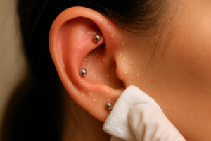 alcohol smoking piercing healing