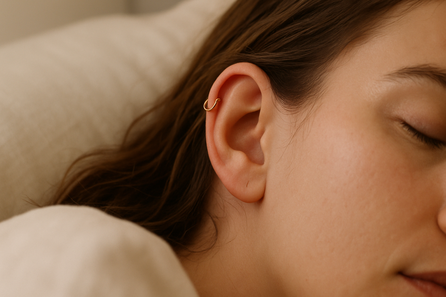 sleep on new piercing